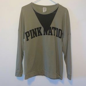 🔴4/$16: PINK Long Sleeve Top Size Small